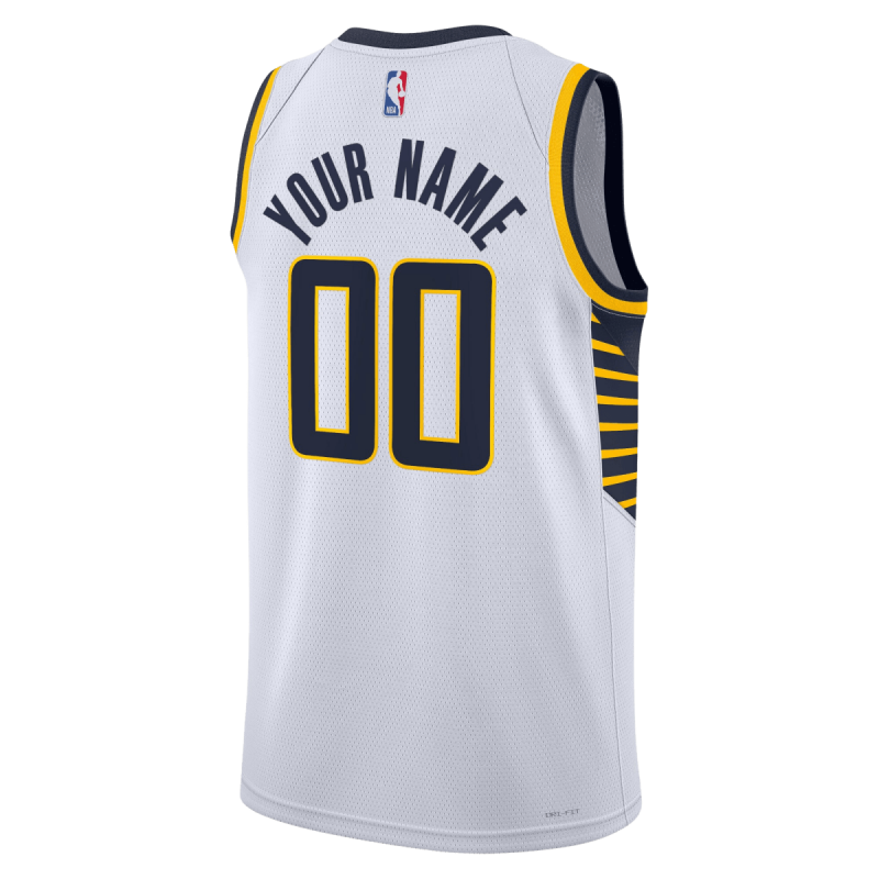 Personalisiertes Indiana Pacers Weiß Association-Trikot