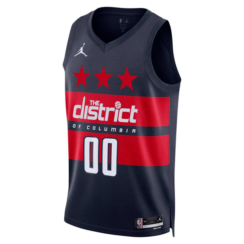 Benutzerdefiniertes, personalisiertes Trikot der Washington Wizards mit blauer Aussage