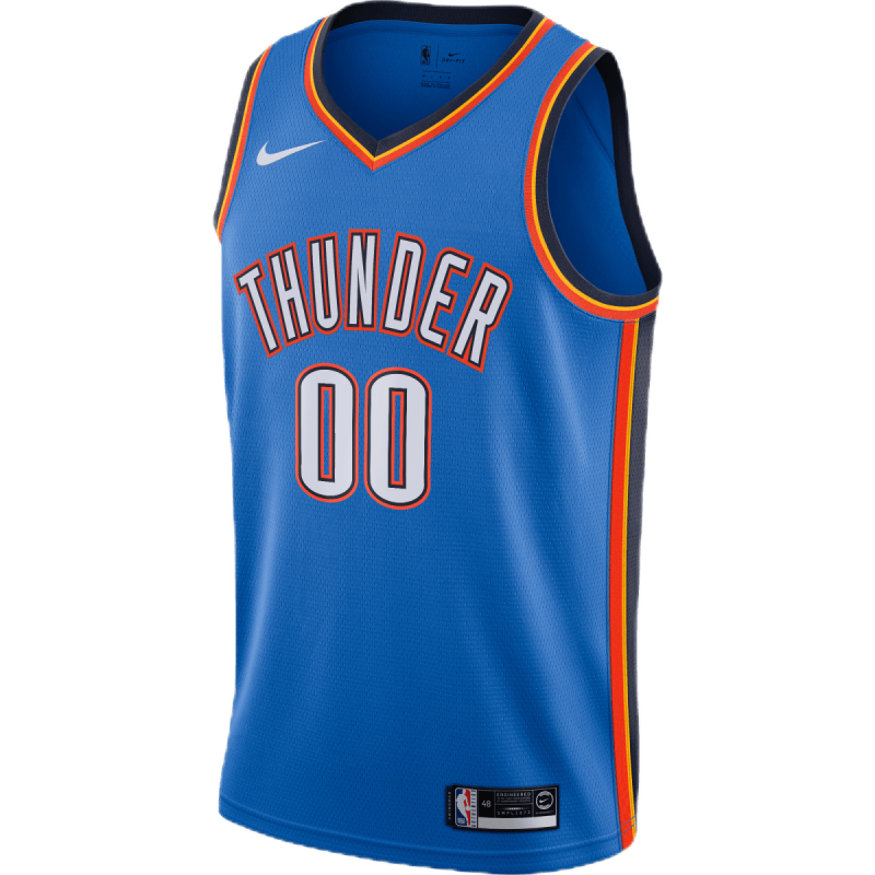 Personalisiertes Oklahoma City Thunder Blue Icon Trikot