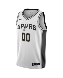 Personalisiertes Weiß Association-Trikot der San Antonio Spurs