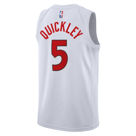 Immanuel Quickley #5 Toronto Raptors Weiß Association-Trikot