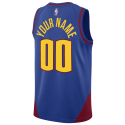 Benutzerdefiniertes Denver Nuggets Blue Statement personalisiertes Trikot