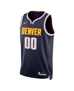 Benutzerdefiniertes Denver Nuggets Navy Icon personalisiertes Trikot