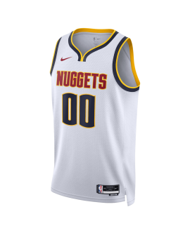 Personalisiertes Trikot der Denver Nuggets Weiß Association