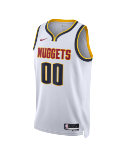 Personalisiertes Trikot der Denver Nuggets Weiß Association
