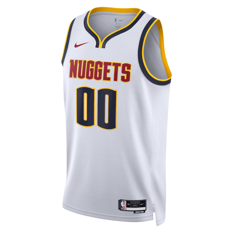 Personalisiertes Trikot der Denver Nuggets Weiß Association