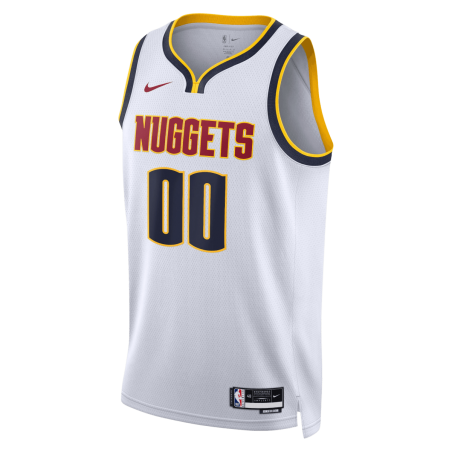 Personalisiertes Trikot der Denver Nuggets Weiß Association