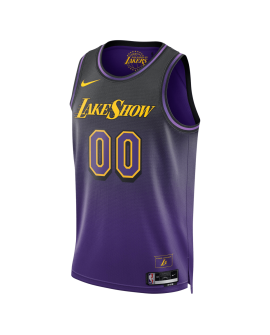 Personalisiertes Purple City Edition-Trikot der Los Angeles Lakers
