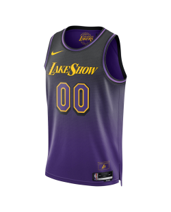 Personalisiertes Purple City Edition-Trikot der Los Angeles Lakers