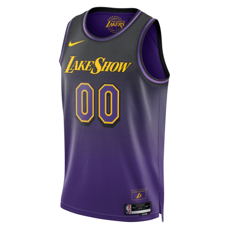 Personalisiertes Purple City Edition-Trikot der Los Angeles Lakers