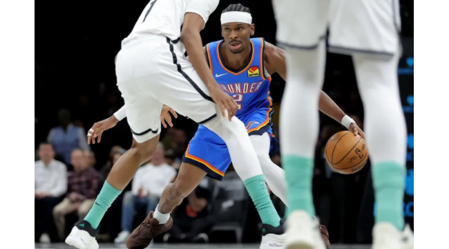 Thunder thump unglückliche Nets für den zehnten Sieg in Folge