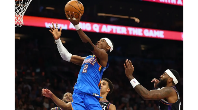 Shai Gilgeous-Alexander, Thunder Finish Sweep von Suns