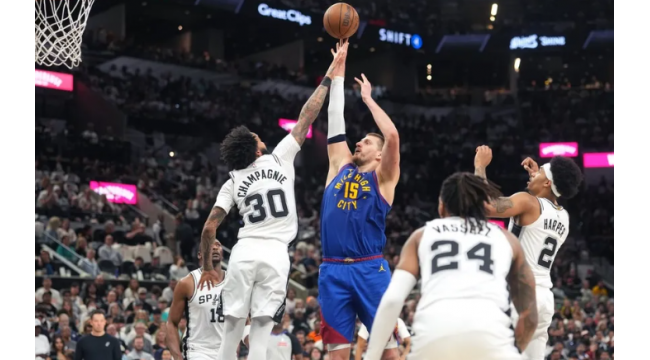 Nikola Jokic, Nuggets besiegen Spurs zum 12. Sieg in Folge