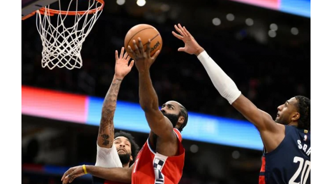 Harden erzielt 36 Punkte, als die Clippers die Wizards für ihren sechsten Sieg in Folge abhalten