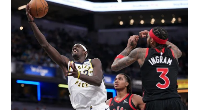 Ingram, Barnes sparken schnellen Start in Raptors' 115-101 Sieg über Pacers