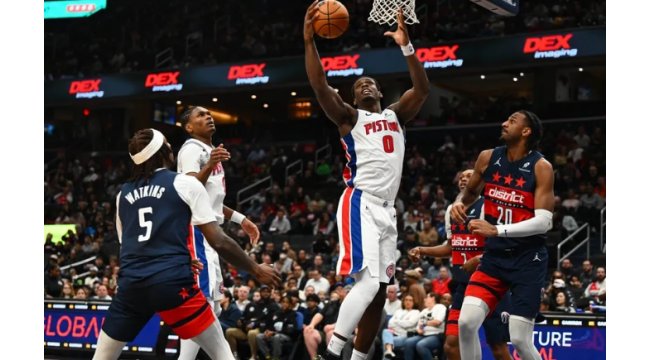 Jalen Duren geht früh aus, als die Pistons wieder die Wizards dominieren