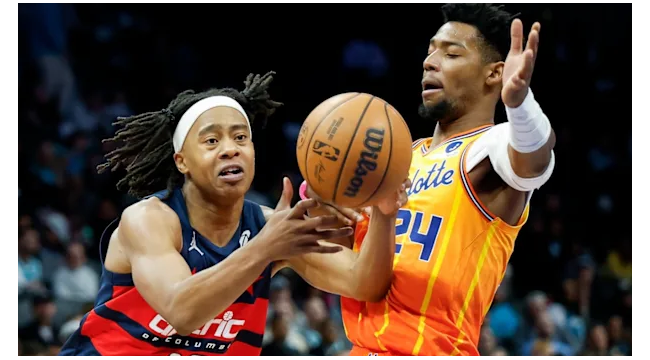 Hornets nach 119-115 Sieg über junge Wizards, deren Starter 5 hatte ein Durchschnittsalter von 20,64 Jahre