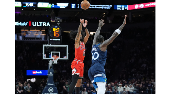 Bulls schlagen Timberwolves 120-115 und verlängern Siegerreihe auf 3 Spiele