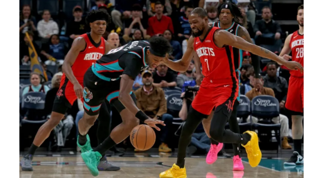 Kevin Durant und Jabari Smith Jr. schieben Rockets vor den Grizzlies