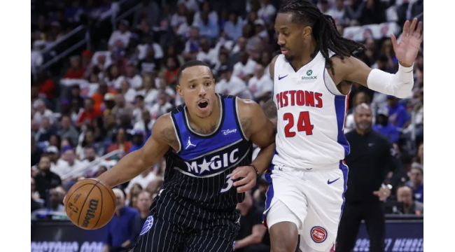 Schießen Sorgen sinken Magic als Pistons sogar Serie in G2