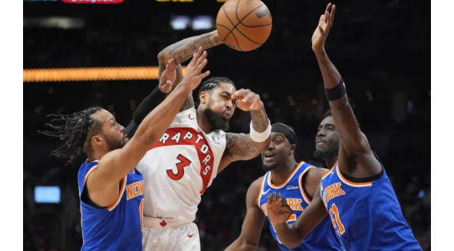 Die defensiven Knicks gewinnen den Raptors zum zwölften Mal in Folge