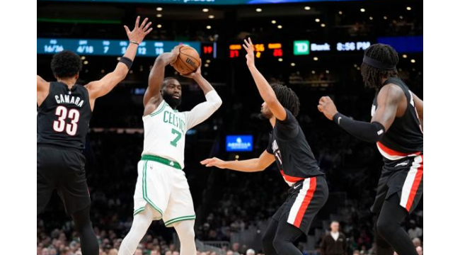 Pritchard trifft 23, Brown 20, als die Celtics die Trail Blazers 102-94 schlagen
