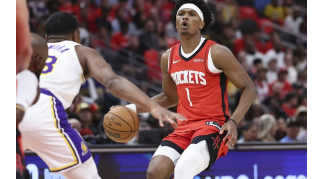 Raketen starten stark, lassen Sie nicht auf, um Lakers zu schlagen, bleiben Sie am Leben in der Serie