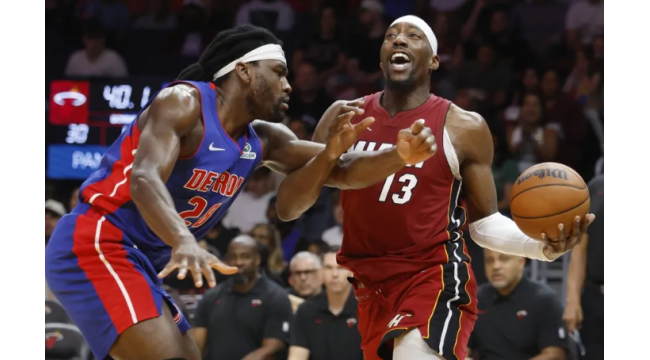 Bam Adebayo führt Hitze gegen Wicking Wizards