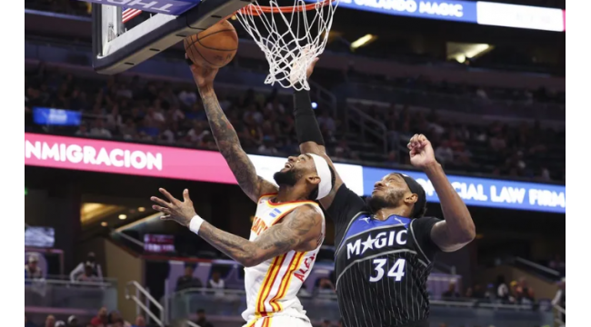 Nickeil Alexander-Walker, steigende Hawks Rennen vor Magic