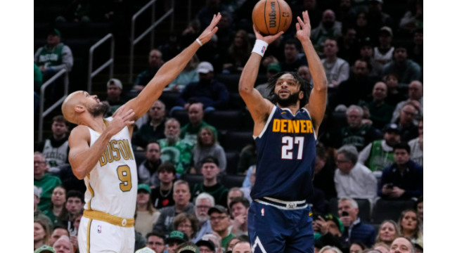 Murray erzielt 22 mit 17 Assists, um den Nuggets zu helfen, 114-110 zu gewinnen und die Celtics in fünf Spielen zu gewinnen