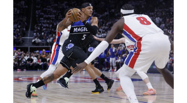 NBA Roundup: Magic Lead von Anfang an, nach unten Top-Seeded Pistons im Opener