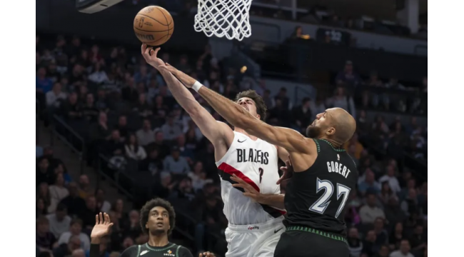 Jerami Grant trifft Clutch 3s, um Blazers vor Timberwolves zu heben