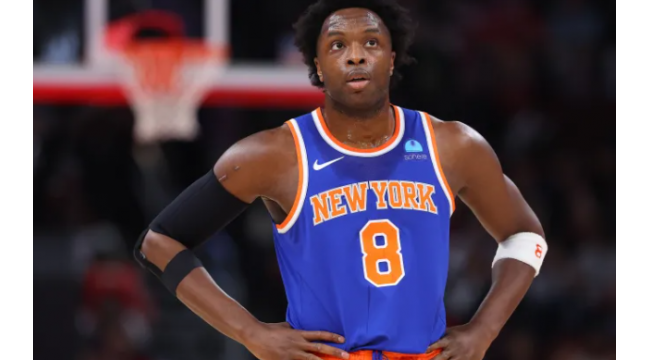 OG Anunoby Statistiken heute: Knicks vorwärts ausbricht, als New York Atlanta in blasout Mode schließt