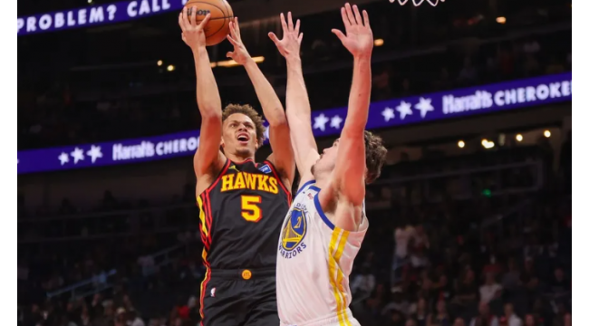 Hawks begraben Warriors in der zweiten Hälfte, um in Playoff-Position zu gehen