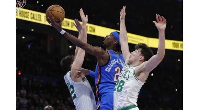 Shai Gilgeous-Alexander bricht Wilts Rekord als Thunder Edge Celtics