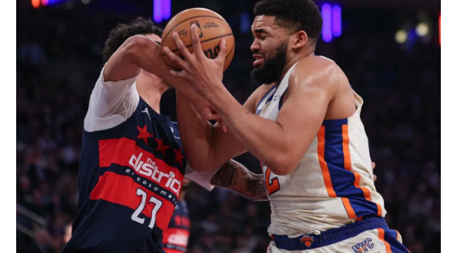 Karl-Anthony Towns führt Knicks offensive Explosion vor Wizards