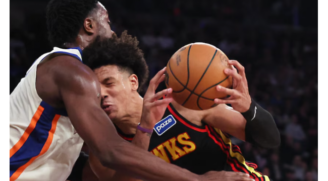 Johnson hat ein weiteres Triple-Double und die Hawks schlagen die Knicks 111-99