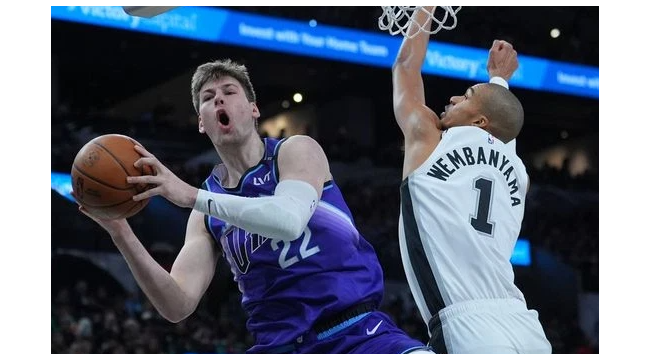 Wembanyama erzielt 33 Punkte bei 123-110 Sieg über Jazz, nachdem er zum All-Star-Starter ernannt wurde