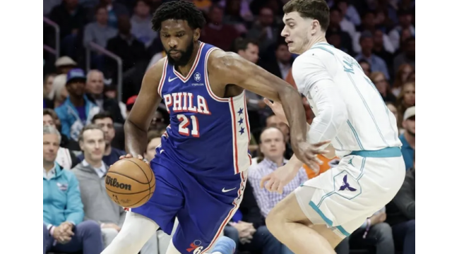 Joel Embiid, 76ers steigen zu gewinnen, Ende der 5-Spiel-Reihe der Hornets