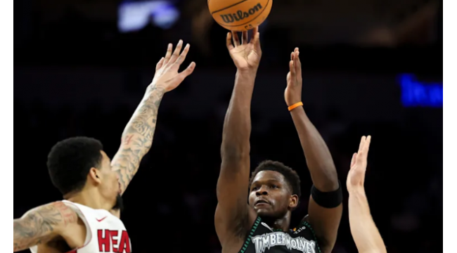 Edwards hat 26 Punkte, um Wolves zu helfen, Heat 122-94 zu besiegen