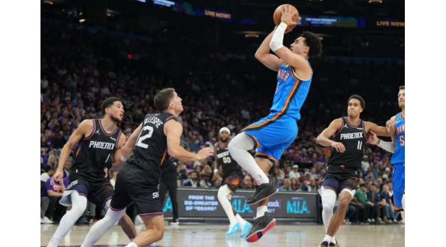 Shai Gilgeous-Alexander vergießt 42 Punkte als Thunder Suns schlägt