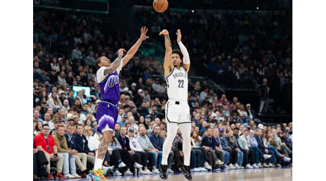 Egor Demin setzt NBA-Rookie-3-Punkte-Rekord als Nets 7-Spiel-Skid mit 109-99 Sieg über Jazz