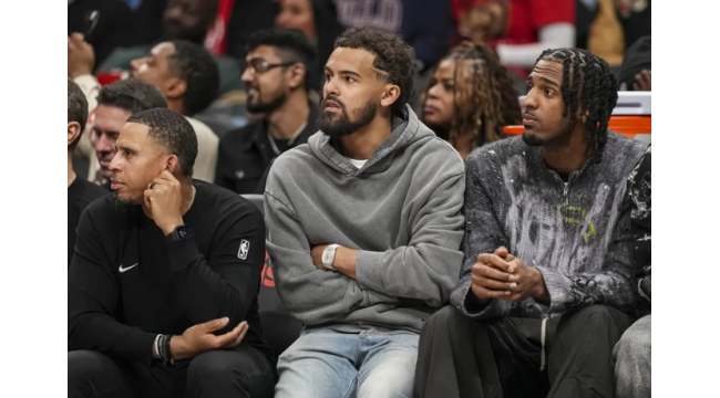 Vor dem Wizards Debüt Donnerstag. Trae Young für das Verlassen der Bank ausgestoßen