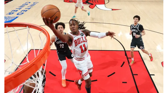 Bulls schlagen Nets 124-102, um Home-and-Home-Set zu teilen
